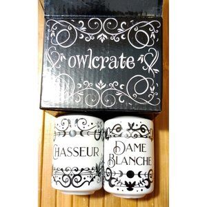 Owlcrate Salt And Pepper Shakers Inspired By Serpent And Dove By Shelby Mahurin